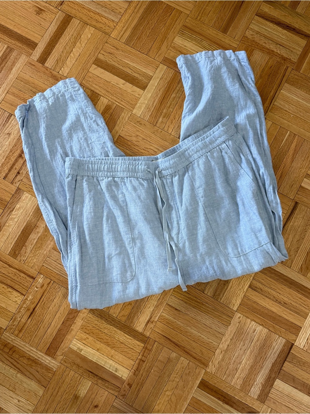 Lucky Brand Linen Blend Drawstring Pants
